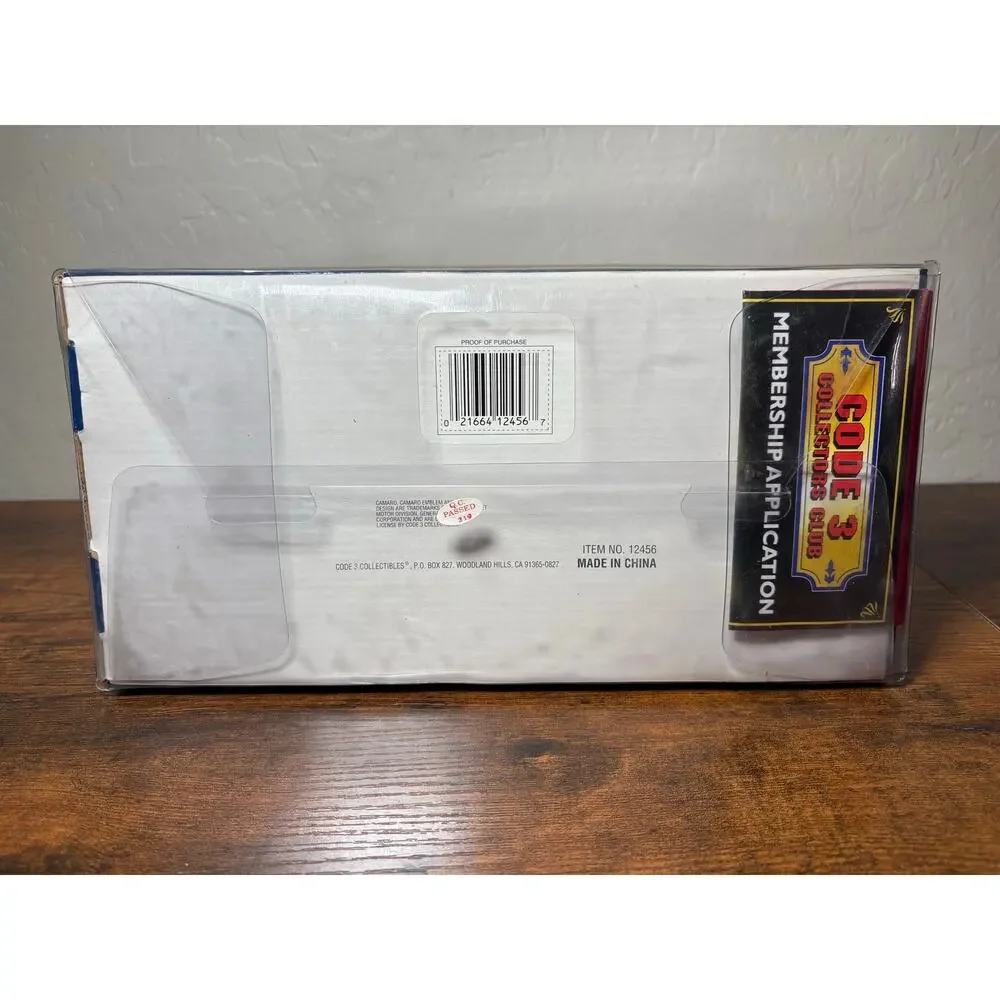 Code 3 Wyoming State Model Police Car Die Cast Model 1:24-‎ Patch- New in Box